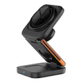 3-in-1 Foldable Magnetic Wireless Charging Station | Fast Charger for iPhone, Apple Watch & AirPods