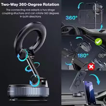 Vacuum Magnetic Car Phone Holder