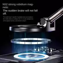Vacuum Magnetic Car Phone Holder