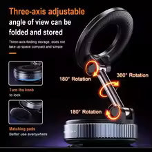 Vacuum Magnetic Car Phone Holder